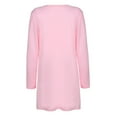 thumbnail image 4 of QUYUON Cardigan for Women Sale Long Sleeve Women's Open Front Lightweight Cardigan Women's Cardigans Lightweight Pockets Cardigan Jacket Style Q-1798 Winter Knit Sweater Outerwear Coat Pink 4XL, 4 of 9