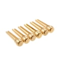 thumbnail image 4 of Bridge 6pcs Metal Acoustic Guitar Bridge Pins Brass Guitar Strings Fixed Cone String Pins String Nails, 4 of 7