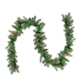 thumbnail image 3 of Northlight Real Touch™️ Noble Fir with Berries Artificial Christmas Garland - Unlit - 9' x 10", 3 of 5
