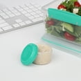 thumbnail image 4 of Sistema To Go Dressing Containers, 35 mL, Assorted Lid Colours, 4 Pack, 4 of 6