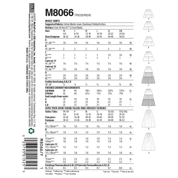 Posiemccalls - Misses Skirt/Pants-Xs-S-M