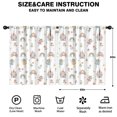 thumbnail image 2 of Blackout Kids Curtains,White Fairy Castle Pattern Childrens Insulated Curtains Set Of 2,Bedroom Essentials,Toddler Room Decor 52"x63", 2 of 5