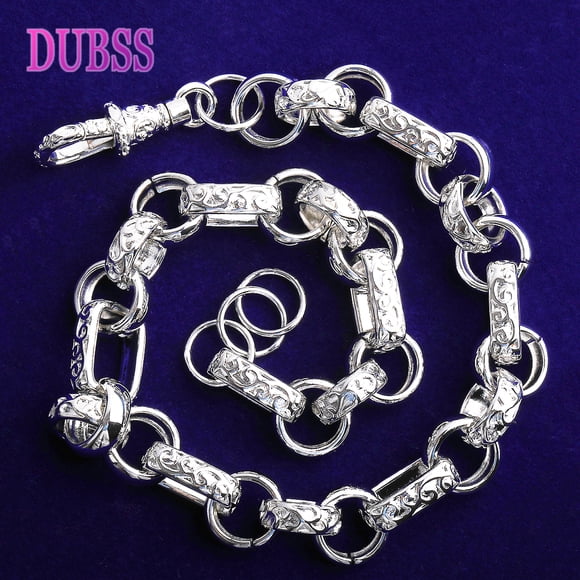 DUBSS GYPSY Belcher Link Chain for Men Real Gold Plated Hip Hop Jewelry Albert Clasp