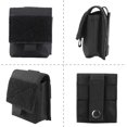 thumbnail image 5 of Bolsa táctica Molle para cinturón, bolsa militar para cinturón, funda multifuncional para teléfono, senderismo, caza, CS (caqui, 2 uds.), 5 of 5