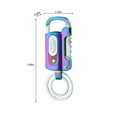 thumbnail image 3 of HLONK Electronic Rechargeable Lighter， Electric Lighter， Transparent Double Lighter LED Power Display Type-C Rechargeable Lighter Outdoor Windproof Blue, 3 of 6
