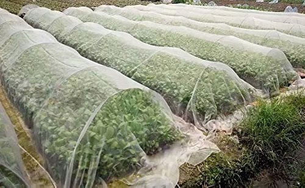 Agfabric 8'x20' Bug Net Insect Bird Netting, Garden Netting Protect Plants Fruits Flowers against Bugs, Birds & Squirrels