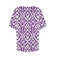 thumbnail image 3 of ATENAR T Shirts for Women Soft Lightweight Shirts for Women Loose Tee Purple XL, 3 of 4