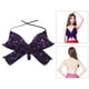 thumbnail image 4 of Sujetador de danza del vientre perfecl con lentejuelas mariposa Morado 1, 4 of 8