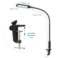 thumbnail image 4 of Tomshine 12W Clip-on Table Light Touch Control 2800-5500k 5 modos de color y 5 niveles de brillo Te Tomshine Luz de mesa, 4 of 7