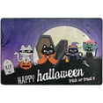thumbnail image 4 of SKYSONIC Halloween Cat Vintage Non-Slip Area Rug, Trick Or Treat Floor Carpet Comfort Floor Mats Decor for Indoor Front Porch Living Room Bedroom Kitchen, 36"x24", 4 of 7
