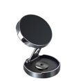 thumbnail image 1 of Soporte para teléfono para automóvil, Soporte para teléfono para automóvil de aleación plegable magnético, Soporte magnético giratorio de 360 ​​​​° Soporte para automóvil para todos Negro Sincero Electrónica, 1 of 5