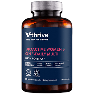OnceDaily Bioactive Multivitamin for Women  Supports Energy Production  Stress (60 Vegetarian Capsules)