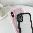 thumbnail image 3 of MYKOMI for iPhone X/Xs Case, Cute Curly Wave Frame Shape Shockproof Soft Compatible with iPhone Case, 3 of 6
