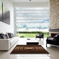 thumbnail image 6 of Ahgly Company Indoor Round Patterned Saddle Brown Area Rugs, 3' Round, 6 of 6