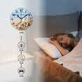 thumbnail image 4 of Battery Operated Analog Wall Clocks Non-Ticking Silent Modern Clock Decorative for Home,Office-White Starfish And Seashells On The Beach(12inch), 4 of 4