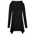 thumbnail image 5 of Women's Fashion Autumn And Winter Mid Length Long Sleeve Solid Color Halloween Print Straight Hoodie, 5 of 5