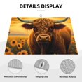 thumbnail image 3 of Fotbe Sunset Sunflower Cow A Alfombrilla de Secado para Cocina con Estampado, 18x24 Pulgadas, 3 of 7