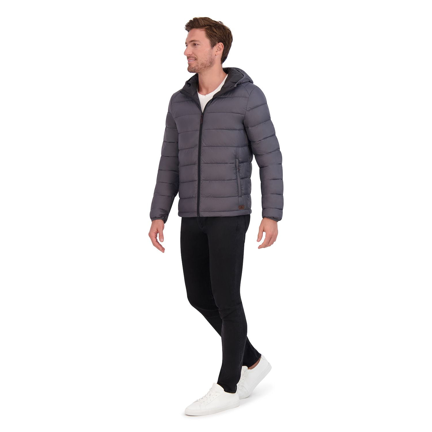 Men's ZeroXposur Cruise Midweight Hooded Puffer Jacket Color: Basil Size:  XL - Walmart.com