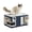 Blue-X-Large, variant on Grey X-Large Cat Cave Bed With Scratch Pad And Play Ball For Indoor Cats