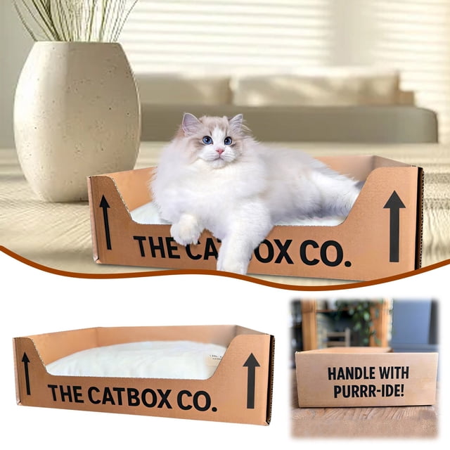 Universal Cat Pet Mat For All Seasons Kraft Paper + Polyester Mat Combination Removable And Washable Cat Bed Warm In Winter And Breathable In Summer Wear Resista