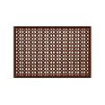 thumbnail image 3 of Air Return Grill 20" X 30" with holes & screws, faceplate 21" x 32". Decorative cast aluminum HVAC vent cover, powder-coated, repaintable, Tudor Mushroom design (VR100)., 3 of 5