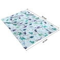 thumbnail image 4 of LightBlue Dinosaurs Stars Moons Pattern Blanket,Comfortable Soft Flannel Throw Blanket,All Season,Warm Lightweight Blankets for Sofa Bed Couch Living Room Chair,40"x50", 4 of 4