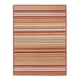 thumbnail image 3 of Unique Loom Baja Outdoor Collection Area Rug - Coronado (7' 10" x 10' Rectangle Burgundy/Ivory), 3 of 7