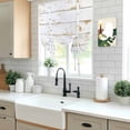 thumbnail image 5 of White Wooden Plank Balloon Curtains 63 Inch Length for Living Room/Bedroom, Country Vintage Farmhouse Wood Grain Rod Pocket Privacy Door Curtains Decorative Tie Up Shade for Window 52"x63", 5 of 8