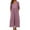 02# Purple, variant on YDDIAN Women's 3/4 Sleeve Summer Dress With Pockets Loose Fit V Neck Plus Size Maxi Dress Active Modest Midi Dresses Green XXL