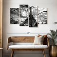 thumbnail image 3 of Elephant Stock Eiffel Tower Vintage Wall Art - Horizontal Multi Panel Canvas - Living Room Wall Decor - Places Multi Panel - Black And Gray Decor By Philippe Hugonnard - 52" x 32", 3 of 7