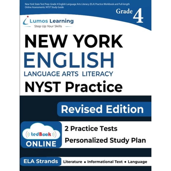 Pre-Owned Nyst by Lumos Learning New York State Test Prep: Grade 4 English Language Arts Literacy (ELA) Practice Workbook and Full-length Online Assessme, Book 4, (Paperback)