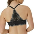 thumbnail image 3 of Women's Maidenform 7112 One Fab Fit Extra Coverage Lace T-Back Bra (Black Eiffel Grey 36C), 3 of 4