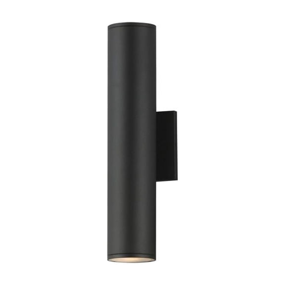 86223BK Maxim Lighting Caldera - 12W 2 LED Outdoor Wall Mount-15 Inch Tall and 3.25 Inch Wide-Black Finish