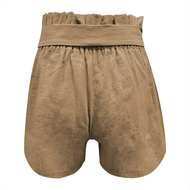 Flowy khaki shorts sale