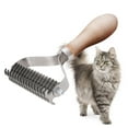 thumbnail image 3 of Pet Grooming Brush Undercoat Rake Double sided, 3 of 8