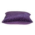 thumbnail image 3 of Purple Velvet Quilted Throw Pillow, 3 of 5