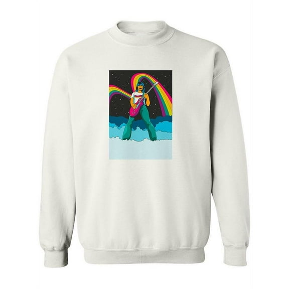 Guitar Player Poster Sweatshirt Women -Image by Shutterstock, Female 4X-Large