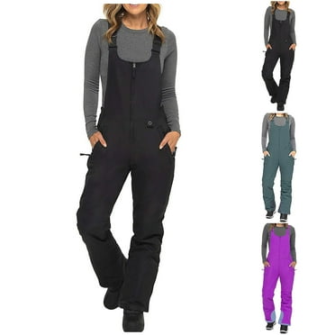 Up to 30% OFF, Women's Snow Ski Overalls, Windproof Insulated Romper, Thermal Lining, Snowproof Design, Active Snowpant, Cold Weather, Outdoor Sports, Waterproof, Breathable, Thermal Protection