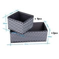 thumbnail image 3 of Hweilai Foldable Storage Container Set for Underwear and Clothing Accessories, 3 of 8