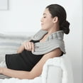 thumbnail image 5 of Sharper Image® Heated Neck & Shoulder Aromatherapy Wrap, Lavender Scented Hot & Cold Therapy, Weighted Muscle Pain & Stress Relief, Luxurious Soft Plush, Adjustable Fit, Relaxation & Self-Care, 5 of 10