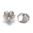 thumbnail image 2 of Alloy Bead Caps Cadmium Free & Lead Free Flower Antique Silver 10x10x3mm Hole: 1.5mm, 2 of 2