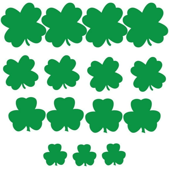 VictoryStore St. Patrick's Day Hanging Accessories Clovers Set, Indoor St. Patricks Day Hanging Decorations (Set of 45)