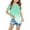 Green, variant on NAISIBABY Summer Girls Short Sleeve Printed T-Shirt, Kids Round Neck Casual Daily Versatile Tops Purple 4-5T