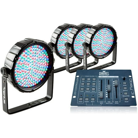 - Venue Package of 4 Thinpar64 LED PAR Lights with Obey 3 Controller