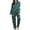 Green, variant on Mchoice Silk Pajamas for Women Set Fashion Printed Smooth Long Sleeve Tops and Long Pants Two Piece Pajama Set Sleepwear