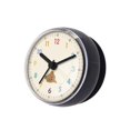 thumbnail image 4 of Reloj de ducha con ventosa, moderno, adorable, silencioso, fácil de leer, resistente al agua, para el hogar, cocina, el refrigerador y el inodoro. DPL1156 negro gris, 4 of 8