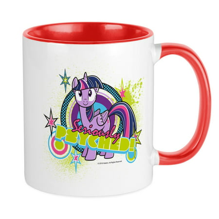 

CafePress - MLP Twilight Sparkle Seriously Psyched! Mug - Ceramic Coffee Tea Novelty Mug Cup 11 oz