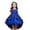 Navy, variant on CPNG Girls' Vibrant Sleeveless Embellished Lace & Tulle High-Low Flower Girl Dress – Elegant Bodice with Intricate Embroidery, Flowy Ball Gown Skirt for Weddings, Birthday Parties