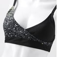 thumbnail image 3 of PEASKJP Women Swimsuit Bikini Set Two Piece High Waisted Retro Flounce Halter Swim Top Floral Bikini Swimsuit Set Black S, 3 of 5