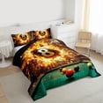 thumbnail image 3 of Castle Fairy Adults Snooker Billiards Twin Comforter Sets,Abstract Ball Game Bedding Set, 3 of 8